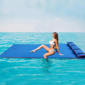 Customizable size swimming pool lily pad float water floating mats foam pool bed for lake,beach