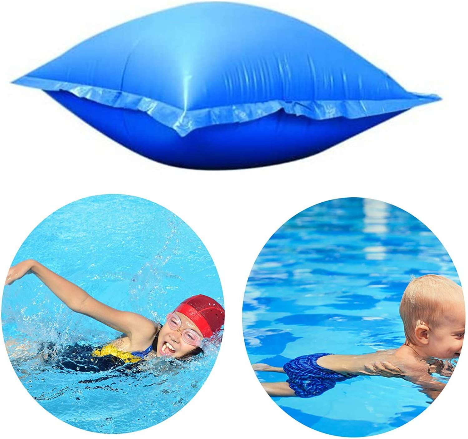 BONNY PVC Inflatable Square Swimming Pool Pillow