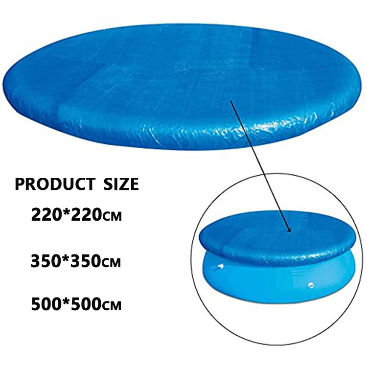 BN Easy Set Foldable Round Solar Pool Cover 7/11/16 Foot for Inflatable Pool and Above Ground Tanning Pool  Piscine Gonflable