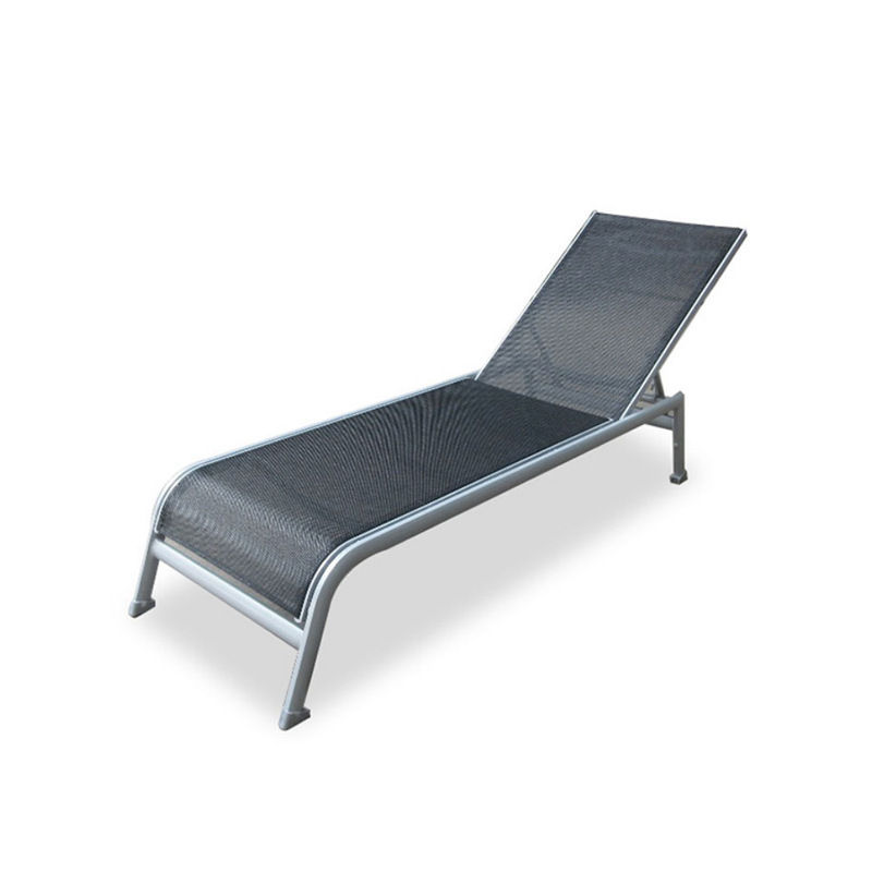 BONNY Tube Lounge Chair Swimming Pool Leisure Furniture Beach Chair Pool Courtyard Aluminum Outdoor Modern Poolside Chair 