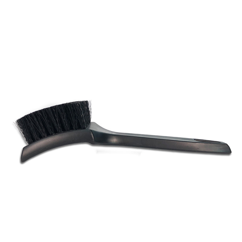 High Quality Black Stiff Bristle Wheel Cleaning Brush