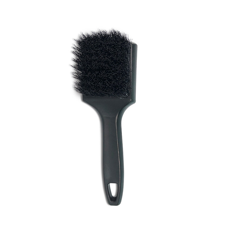 High Quality Black Stiff Bristle Wheel Cleaning Brush