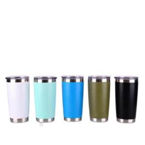 20OZ 30oz Thermal Insulated Metal Mug Stainless Steel Coffee Tumbler with Lid Eco-Friendly Vacuum Wine Glasses for Drinks