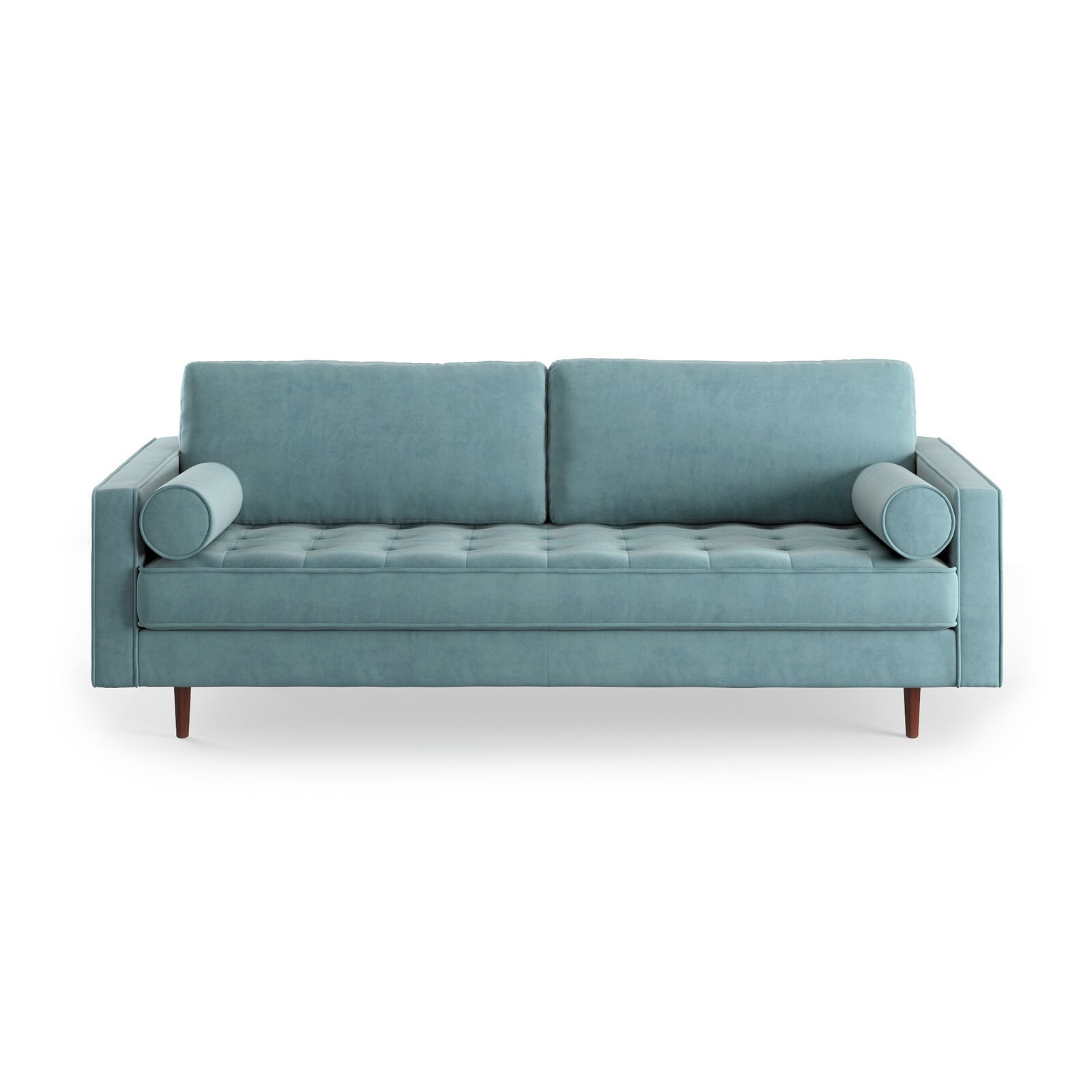 Three Seat Fold Blue green Velvet Upholstered Sleeper Sofa Bed Mechanism Luxury Low Price Functional Sofa Cama