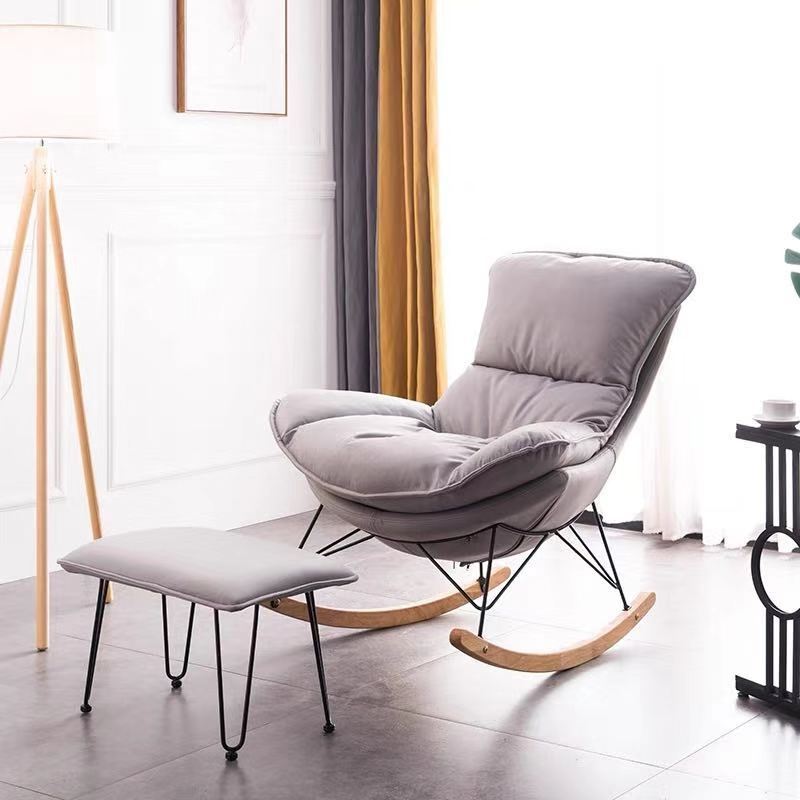 Wholesale indoor rocking chair living room lazy sofa chair