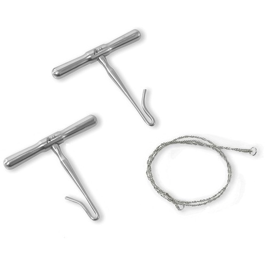 Orthopedic Wire Hook Saw Set Orthopedic GIGLI Saw Set Complete Set German Grade Stainless Steel Made