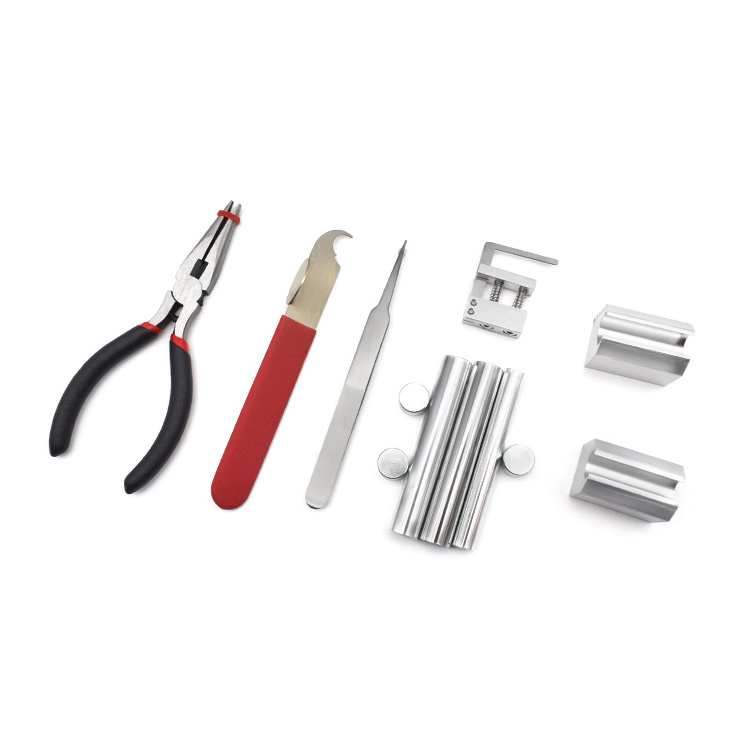 Stock Professional HUK Lock Disassembly Tool Locksmith Tool Kit Remove Lock Repairing Pick Set