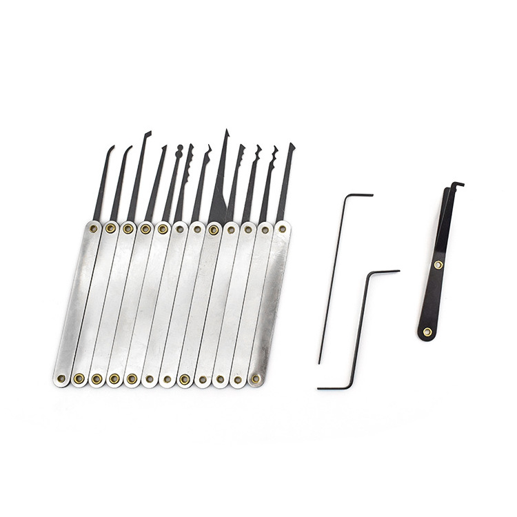 factory wholesale GOSO 12 Piece  Lock Pick locksmith tool set lockpicking