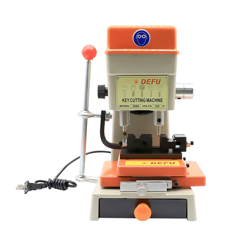 DeFu 368A Key Duplicating Machine 180w Key Cutting Machine Drill Duplicate Machine for Making Car Door Keys Locksmith Tools