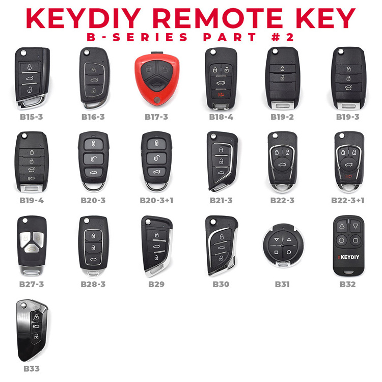 KEYDIY B ZB NB series B11-3 ZB12-4 NB11-2 Multi-functional Universal Remote Control Car Key for KD900 KD-X2 Mini key programmer