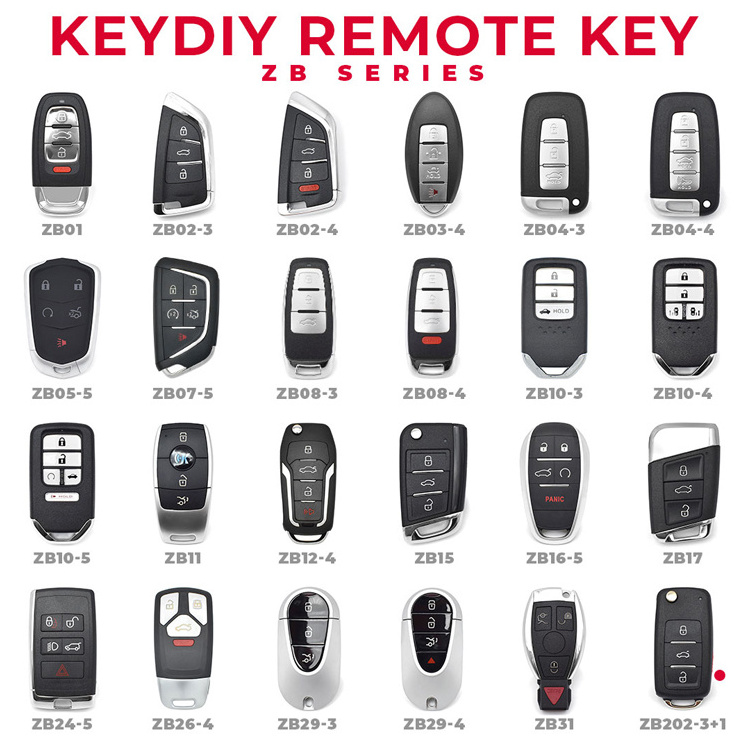 KEYDIY B ZB NB series B11-3 ZB12-4 NB11-2 Multi-functional Universal Remote Control Car Key for KD900 KD-X2 Mini key programmer