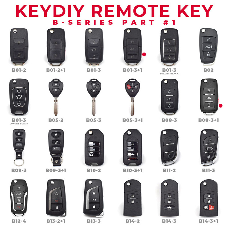 KEYDIY B ZB NB series B11-3 ZB12-4 NB11-2 Multi-functional Universal Remote Control Car Key for KD900 KD-X2 Mini key programmer