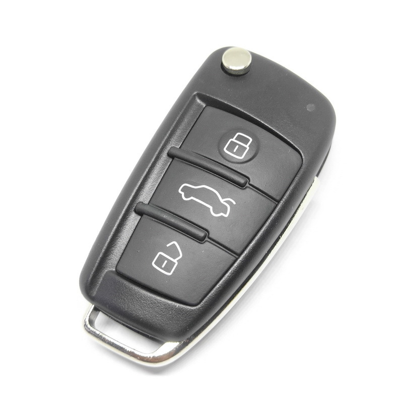 Car Remote Key For A-udi A3 TT S3 A4 S4 Part Number 8P0837220D 8P0837220G 434 315 mhz ID48 Chip Auto Smart Flip Key With HU66