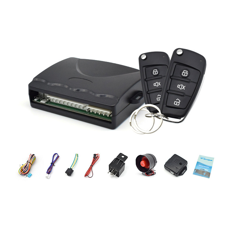 12V 433Mhz SUV Universal Car Alarm System Anti-theft Device Remote Control Central Lock Vibration Alarm