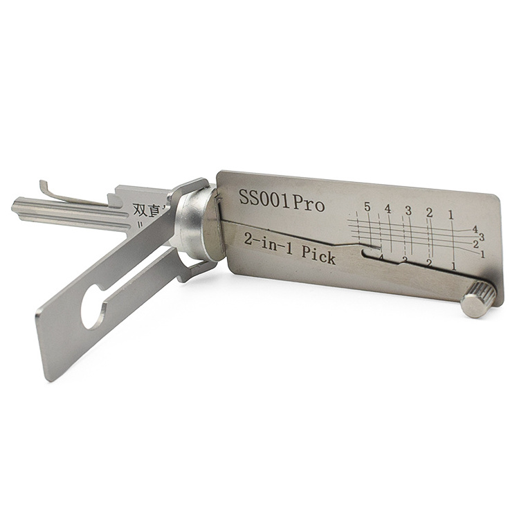 Hot sale SS001 Pro SS002 Pro SS002R 2 in 1 Door Lock Pick Decoder Locksmith Tool