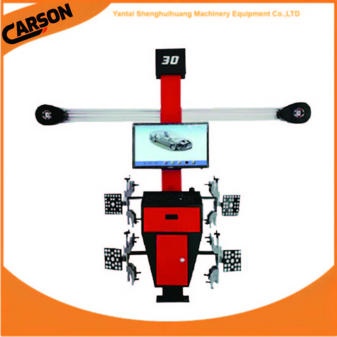 Cheap Factory Price Of Wheel Aligner Balancing Car Tire Portable 3d Full Set 4 Wheel Alignment Machine For Sale