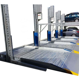 TPP106 car vehicle double 2 level mechanical parking lift car stacker 2 post parking lift