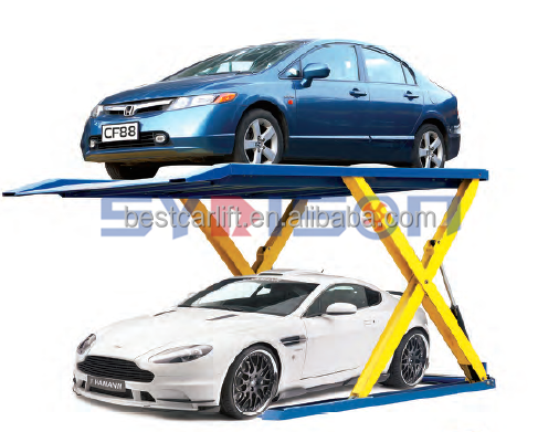 Hydraulic vertical car parking lift car scissor lift parking for car park barrier