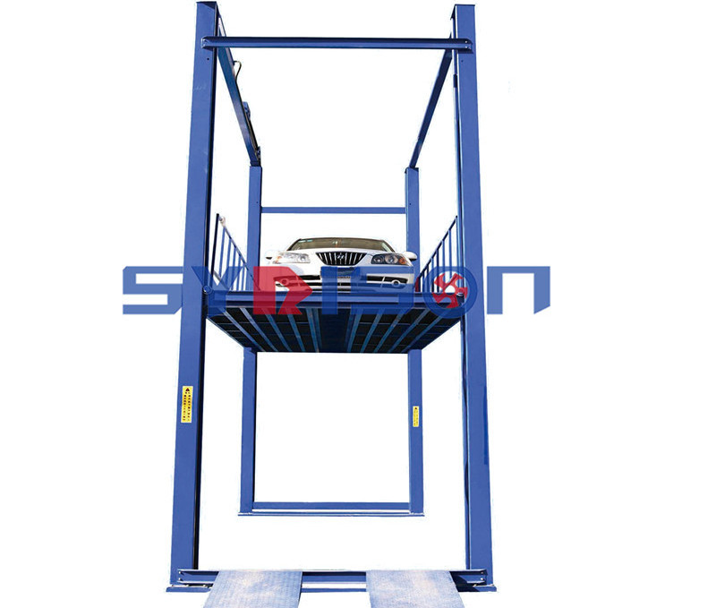 Four Post Car Lifting Platform Car Storage Lift Vertical Parking System Car Lift