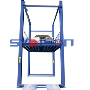 Four Post Car Lifting Platform Car Storage Lift Vertical Parking System Car Lift