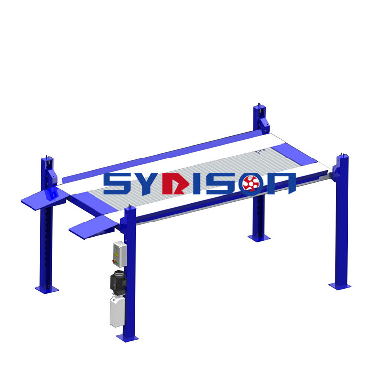 2 level four post car lifting platform carport parking lift independent car parking system