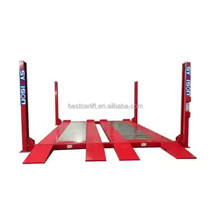 Popular hydraulic four post car lifts parking for home garage and park barrier with ce