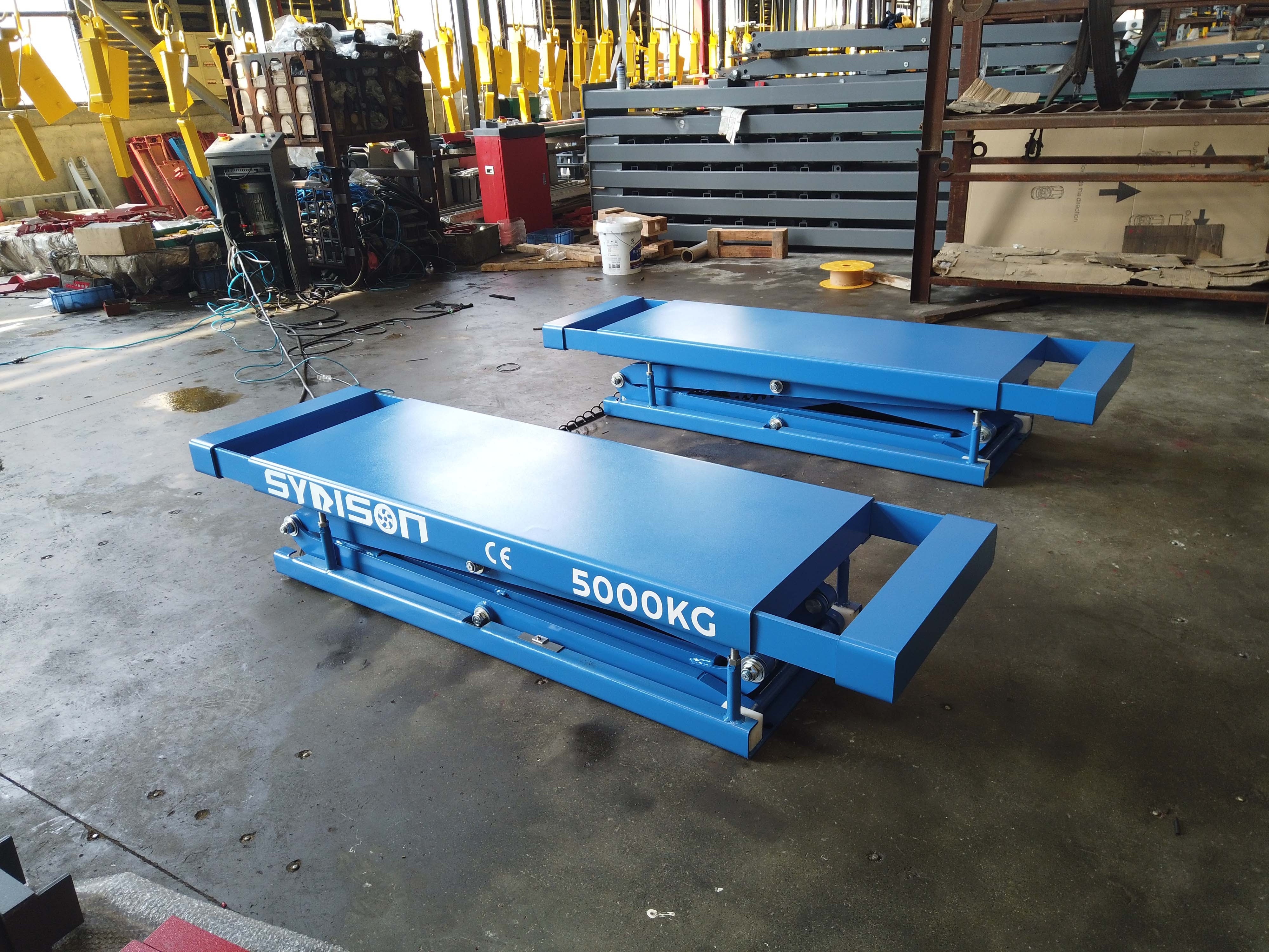 4.5 ton 10000 lbs or 5 ton 11000 lbs  In ground underground scissor car lift