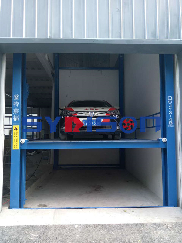 Four Post Car Lifting Platform Car Storage Lift Vertical Parking System Car Lift