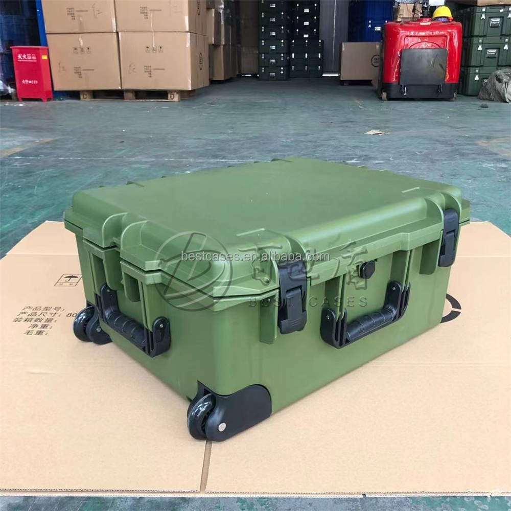 Factory Direct Sale Watch Camera Plastic Instrument Shipping Carrying Hard Safety Equipment Trolley Case IP67 Waterproof Case