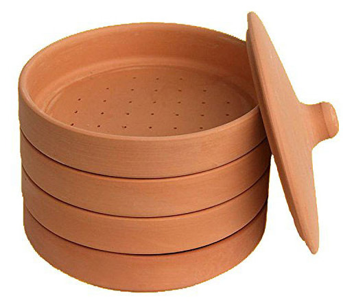 Organic Sprouting Tower Seed Nursery Tray Eco-friendly Terracotta Seed Sprouter with Lid