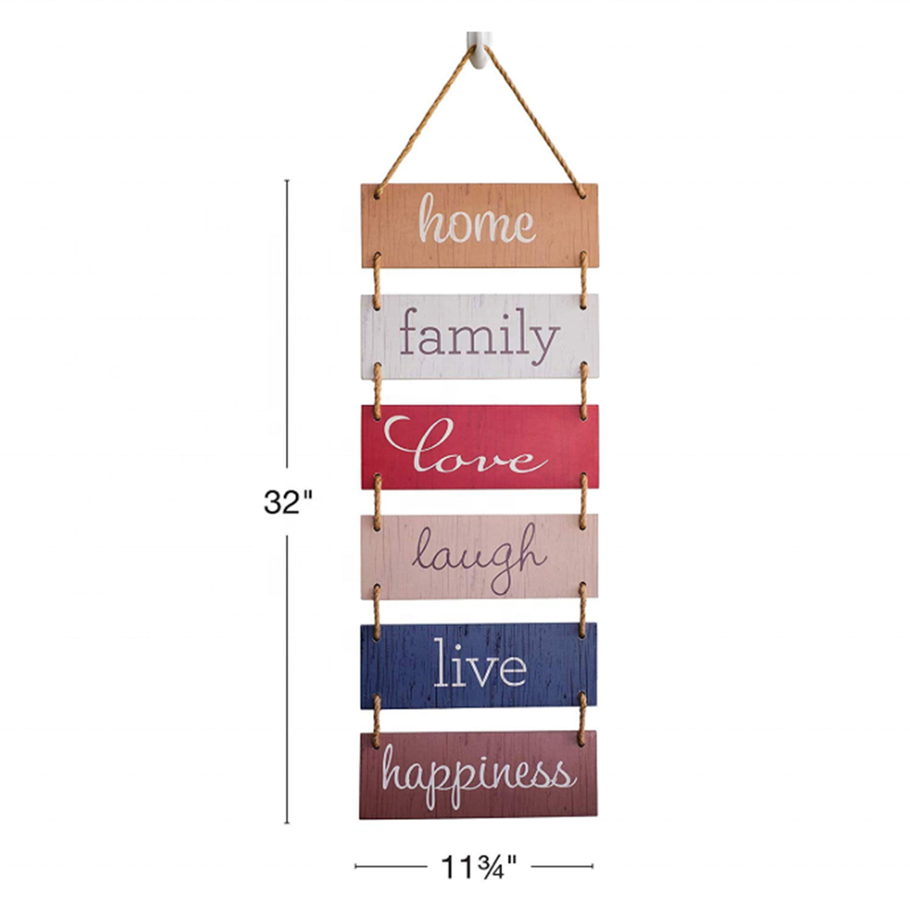 Large Hanging Wall Sign  Rustic Wooden Decor Hanging Wood Wall Decoration