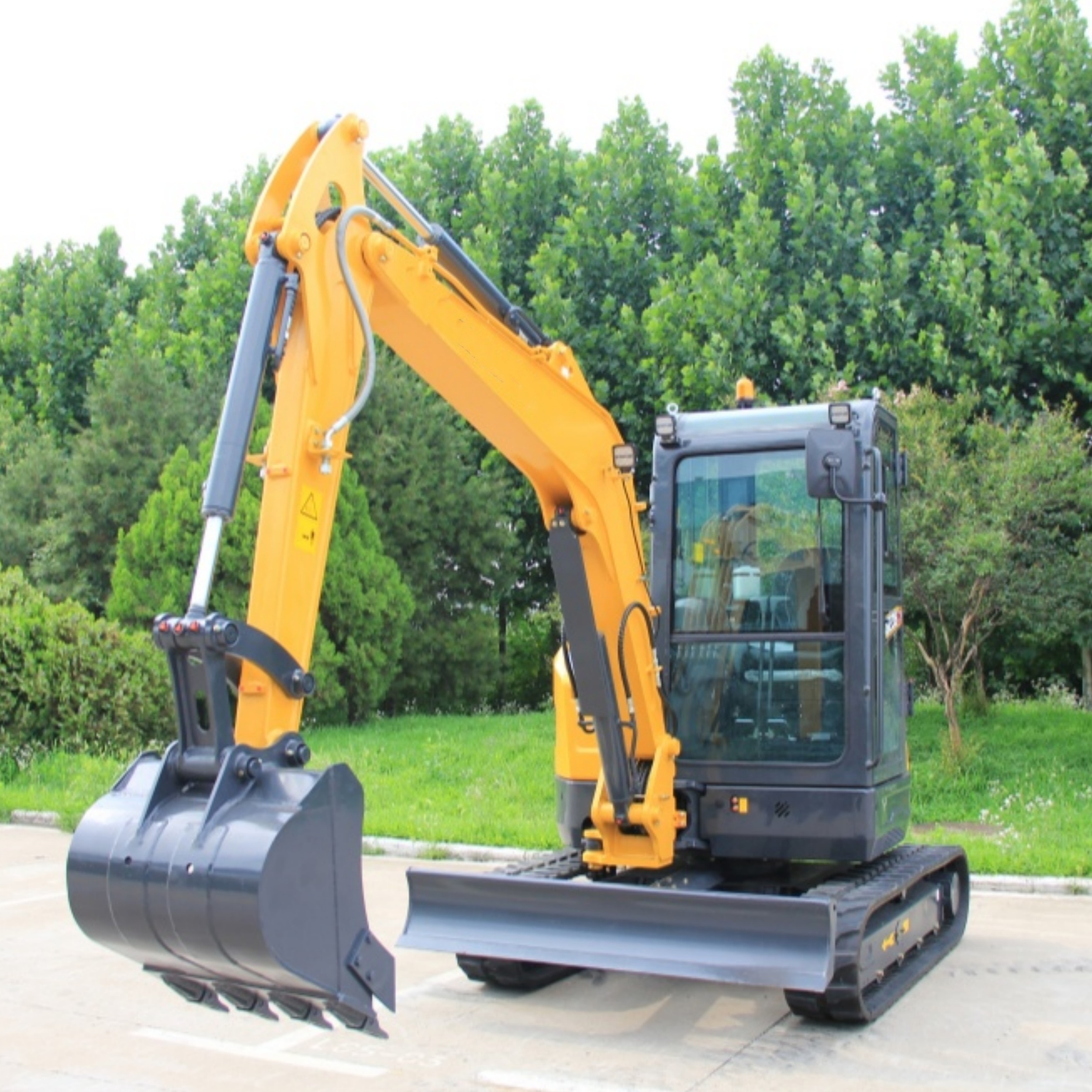 Free Shipping Excavator 3 Ton Kubota Engine Crawler Digger Farm New Mini bagger 3.5 Ton Mini Excavator Machine For Sale