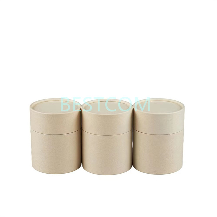 tea cardboard box packaging paper tube container matte tea round box paper tube cylinder packaging