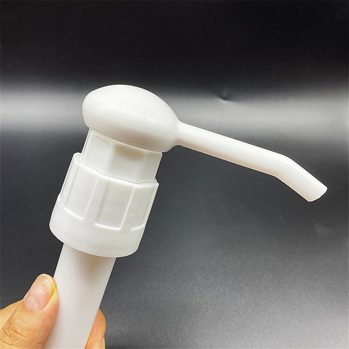 Plastic White PP coffee syrup pump dosage 30cc  food dispenser pump for 5 gallon bucket 38/415 for 1 gallon bottle