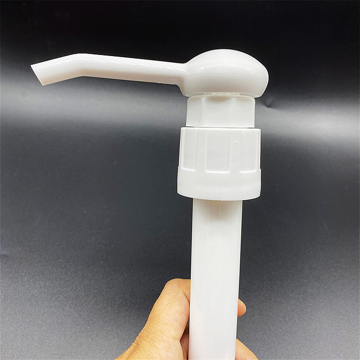 Plastic White PP coffee syrup pump dosage 30cc  food dispenser pump for 5 gallon bucket 38/415 for 1 gallon bottle