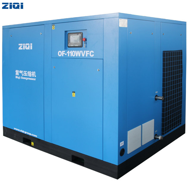 good performance 110kw Frequency conversion oil free air cooled compressor for printing industry