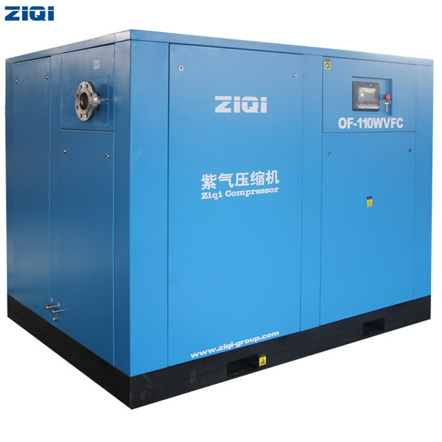 good performance 110kw Frequency conversion oil free air cooled compressor for printing industry