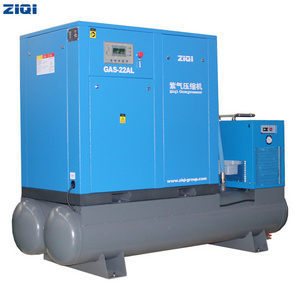 Top Selling New Design 30 HP Three Phase Belt Drive Single Stage Stationary Type Screw Air Compressor With CE Certificate