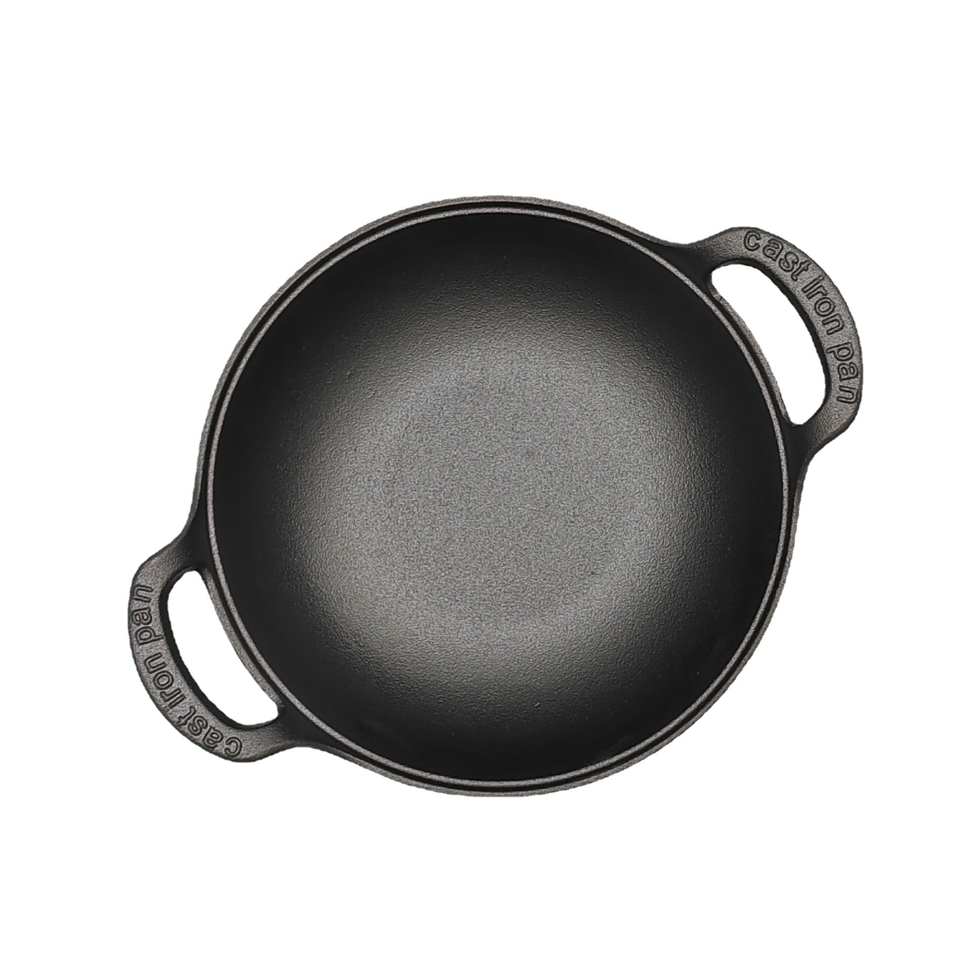 Cast Iron Soup Pot With Wooden Lid Balti Dish With Wide Loop Handles 3 Quart Casserole Cookware