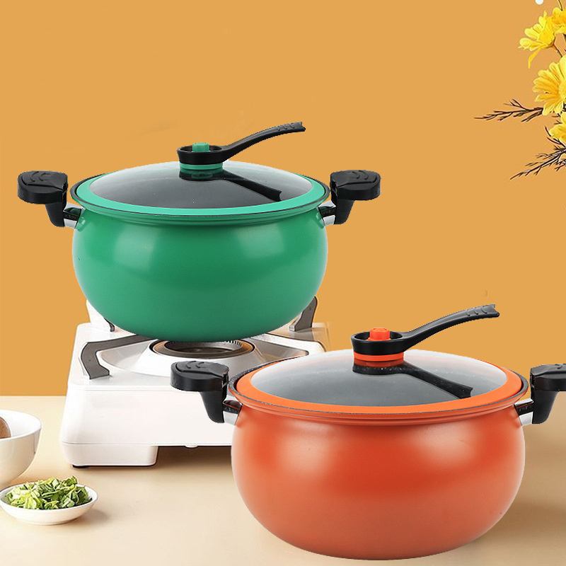 Multi-function Soup Pot Kitchenware Large Capacity Stew Pot Low Pressure Micro Pressure Soup Pot