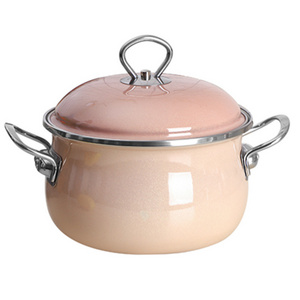 Enamel Cookware Soup Pots Nonstick Casserole High Temperature Resistance Soup Pot With Lid