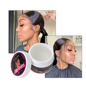 Wholesale Private Label Shine And Jam Braiding Gel 4C Hair Edge Control With No Sticky Strong Hold No Residue