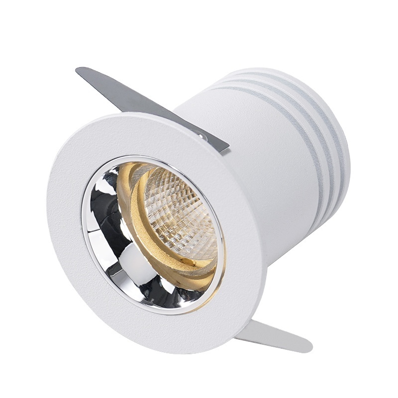 ceiling high quality cri90 anti glare cut out 40mm COB mini spot lights adjustable round recessed 6w led downlight