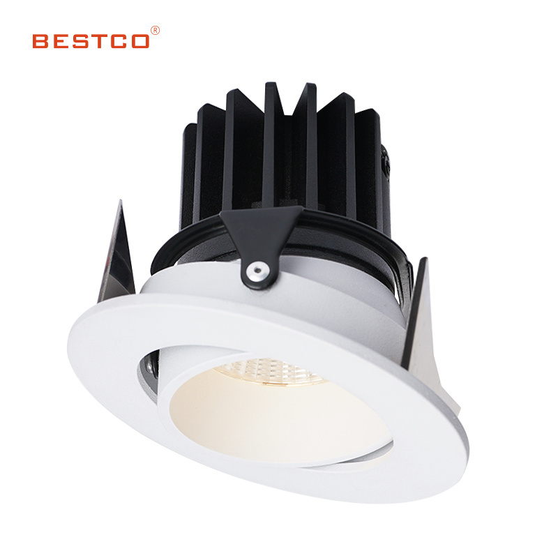 High Lumen 13W COB LED Downlight Aluminum LED Recessed Spotlight Anti-glare Adjustable Downlight For Home Lighting