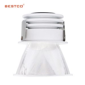 9W LED Ceiling Surface Light Deep Recessed Small Trim with European Design Style Texture White Hotel Downlights