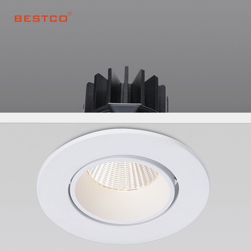 High Lumen 13W COB LED Downlight Aluminum LED Recessed Spotlight Anti-glare Adjustable Downlight For Home Lighting