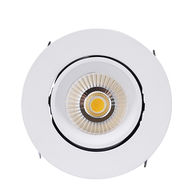 High Lumen 13W COB LED Downlight Aluminum LED Recessed Spotlight Anti-glare Adjustable Downlight For Home Lighting