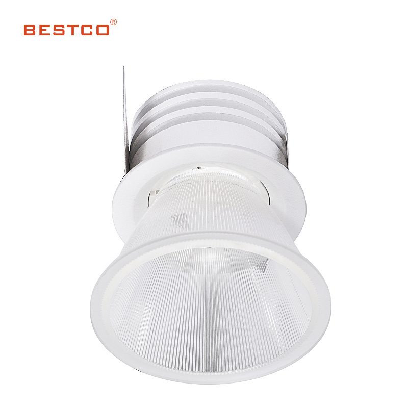 9W LED Ceiling Surface Light Deep Recessed Small Trim with European Design Style Texture White Hotel Downlights