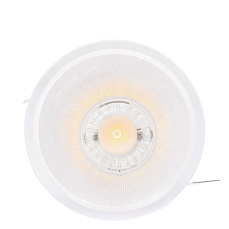 9W LED Ceiling Surface Light Deep Recessed Small Trim with European Design Style Texture White Hotel Downlights