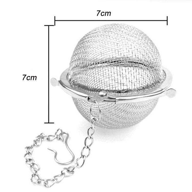 Hot Selling Food Grade Ball Shape Tea Accessories Factory High Quality Round Stainless Steel Tea Infuser